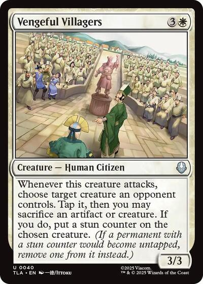 Vengeful Villagers (Avatar: The Last Airbender) Near Mint - Nick Nack's Full Frontal Attack