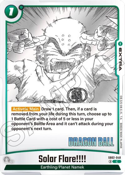 Solar Flare!!!! (Manga Booster 02) Near Mint Holofoil - Nick Nack's Full Frontal Attack