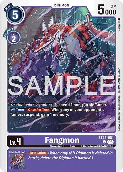 Fangmon (Dual Revolution Booster) Near Mint