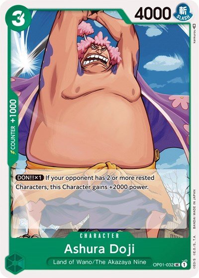 Ashura Doji (Romance Dawn) Near Mint - Nick Nack's Full Frontal Attack