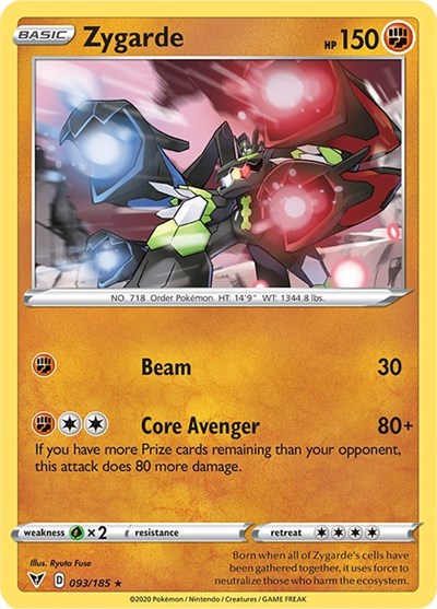 Zygarde (SWSH04: Vivid Voltage) Near Mint Holofoil