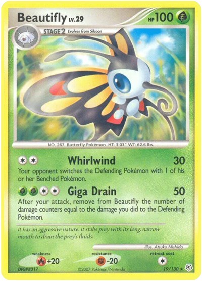 Beautifly (Diamond and Pearl) Light Play