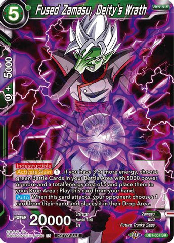 Fused Zamasu, Deity's Wrath (DB1-057) [Tournament Promotion Cards]