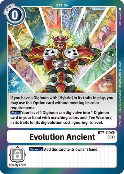 Evolution Ancient (The Next Adventure) Near Mint Foil