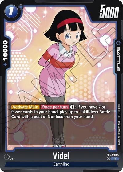 Videl FB02-054 (Blazing Aura) Near Mint Holofoil
