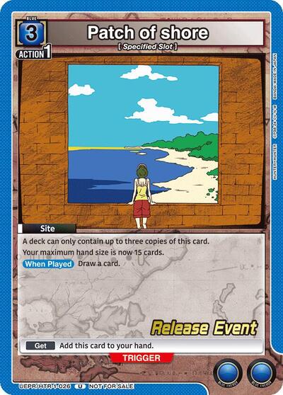 Patch of shore (Hunter x Hunter Release Event Cards) Near Mint