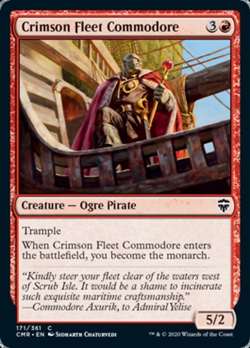Crimson Fleet Commodore (Commander Legends) Near Mint - Nick Nack's Full Frontal Attack