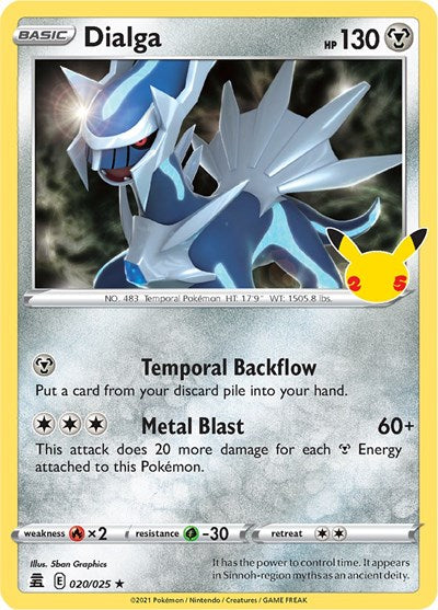 Dialga (Celebrations) Near Mint Holofoil