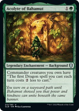 Acolyte of Bahamut (Commander Legends: Battle for Baldur's Gate) Near Mint - Nick Nack's Full Frontal Attack