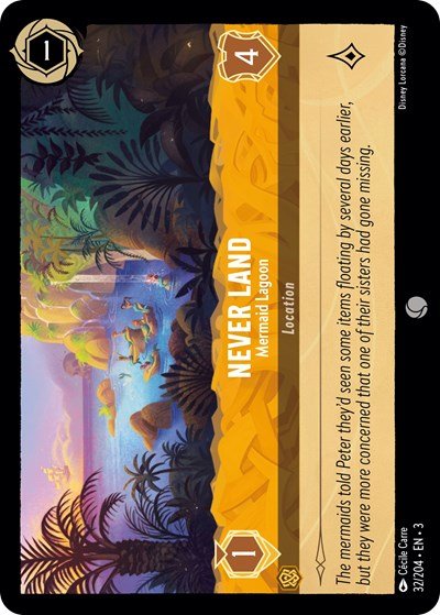 Never Land - Mermaid Lagoon (Into the Inklands) Near Mint - Nick Nack's Full Frontal Attack