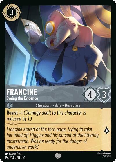 Francine - Eyeing the Evidence (Whispers in the Well) Near Mint - Nick Nack's Full Frontal Attack