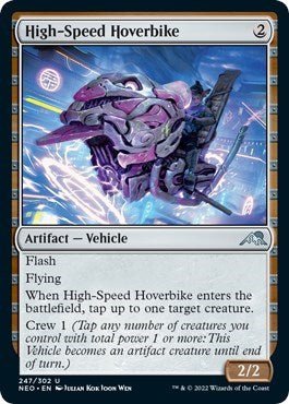 High - Speed Hoverbike (Kamigawa: Neon Dynasty) Near Mint - Nick Nack's Full Frontal Attack