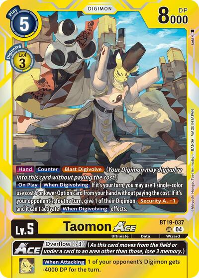Taomon ACE (Release Special Booster 2.5) Near Mint Foil - Nick Nack's Full Frontal Attack