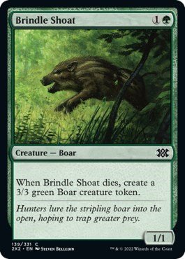 Brindle Shoat (Double Masters 2022) Near Mint Foil - Nick Nack's Full Frontal Attack
