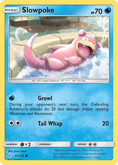 Slowpoke (SM - Unbroken Bonds) Near Mint