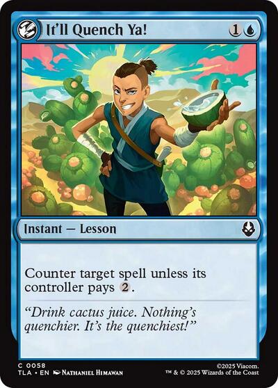 It'll Quench Ya! (Avatar: The Last Airbender) Near Mint - Nick Nack's Full Frontal Attack