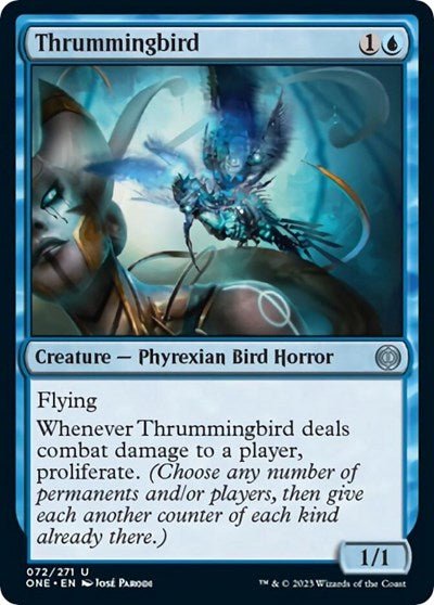 Thrummingbird (Phyrexia: All Will Be One) Near Mint - Nick Nack's Full Frontal Attack
