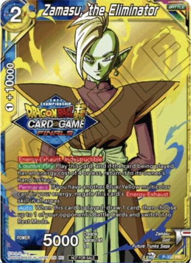 Zamasu, the Eliminator (Championship Pack 2021 Vault Set) (P-337) [Cartes de promotion de tournoi] 