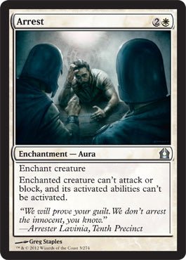Arrest (Return to Ravnica) Near Mint - Nick Nack's Full Frontal Attack