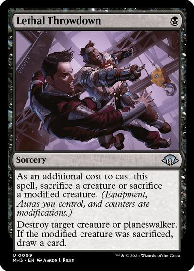 Lethal Throwdown (Modern Horizons 3) Near Mint