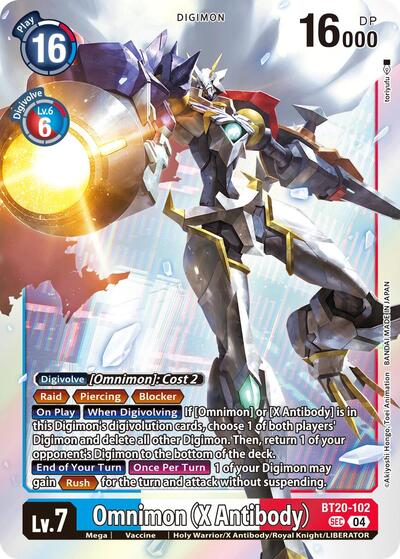 Omnimon (X Antibody) (Release Special Booster 2.5) Heavy Play Foil