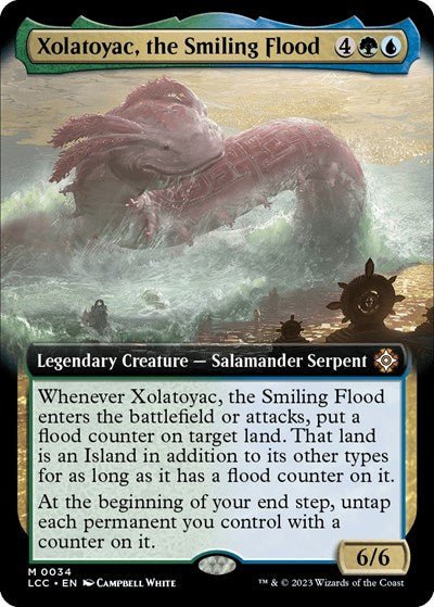 Xolatoyac, the Smiling Flood (Extended Art) (Commander: The Lost Caverns of Ixalan) Near Mint - Nick Nack's Full Frontal Attack