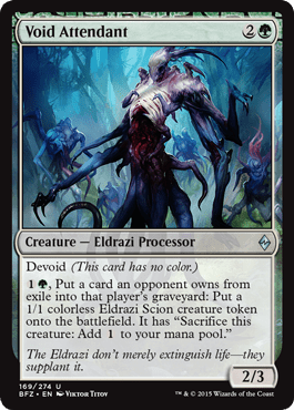 Void Attendant (Battle for Zendikar) Near Mint - Nick Nack's Full Frontal Attack