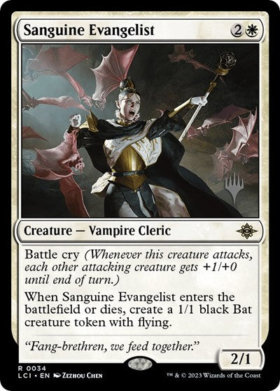 Sanguine Evangelist (Promo Pack: The Lost Caverns of Ixalan) Near Mint