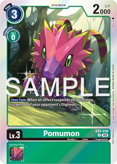 Pomumon (Official Tournament Pack Vol.12) (Draconic Roar) Near Mint Foil - Nick Nack's Full Frontal Attack