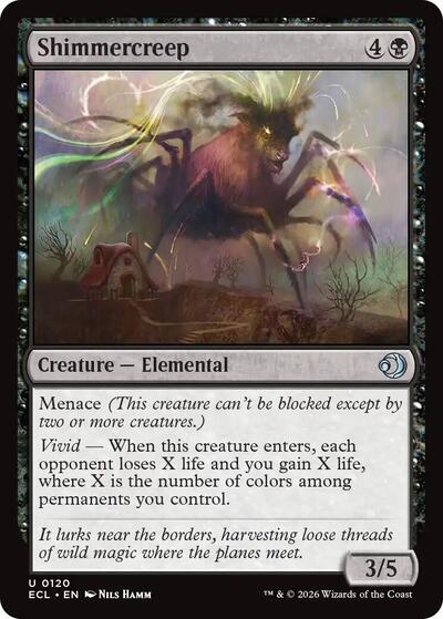 Shimmercreep (Lorwyn Eclipsed) Near Mint - Nick Nack's Full Frontal Attack