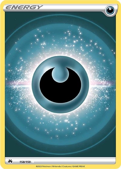 Darkness Energy (Texture Full Art) (Crown Zenith) Near Mint Holofoil