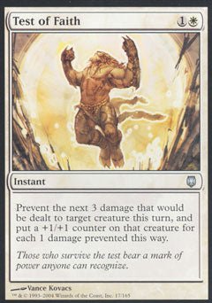 Test of Faith (Darksteel) Light Play - Nick Nack's Full Frontal Attack
