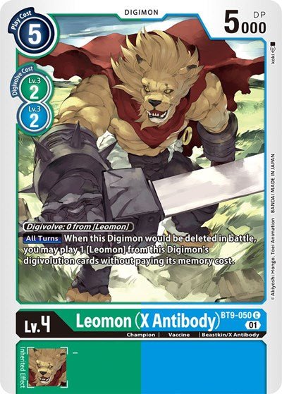 Leomon (X Antibody) (X Record) Near Mint - Nick Nack's Full Frontal Attack