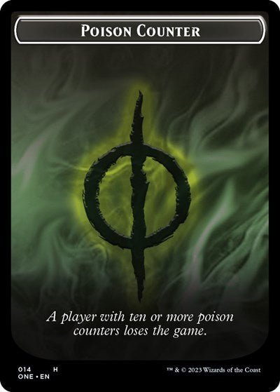 Poison Counter Token (Phyrexia: All Will Be One) Near Mint - Nick Nack's Full Frontal Attack