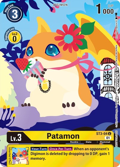 Patamon (Tamer's Card Set 2 Floral Fun) (Starter Deck 03: Heaven's Yellow) Near Mint