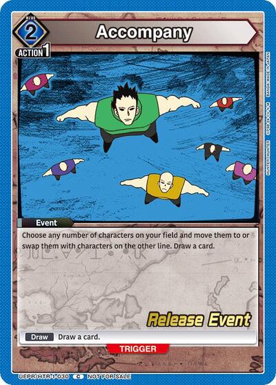 Accompany (Hunter x Hunter Release Event Cards) Near Mint - Nick Nack's Full Frontal Attack