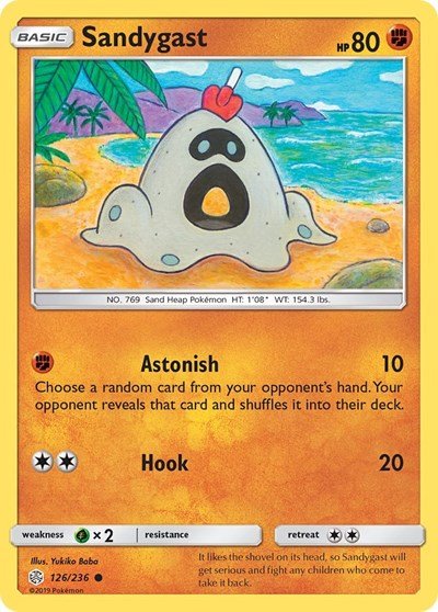 Sandygast (SM - Cosmic Eclipse) Near Mint - Nick Nack's Full Frontal Attack