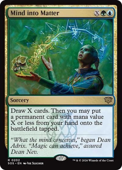 Mind into Matter (Secrets of Strixhaven) Near Mint - Nick Nack's Full Frontal Attack