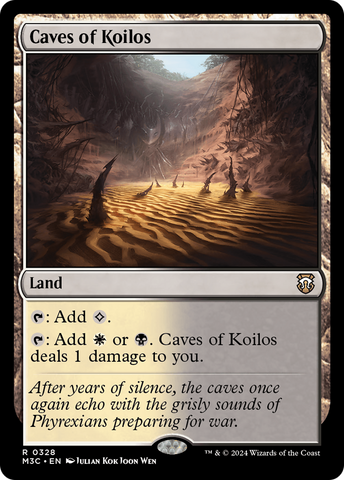 Caves of Koilos (Ripple Foil) [Modern Horizons 3 Commander]
