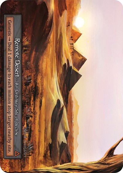 Remote Desert (Alpha) Near Mint