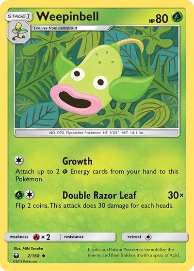 Weepinbell (SM - Celestial Storm) Near Mint - Nick Nack's Full Frontal Attack