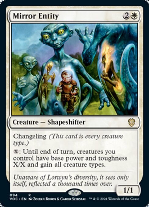 Mirror Entity (Commander 2021 Crimson Vow) Near Mint - Nick Nack's Full Frontal Attack