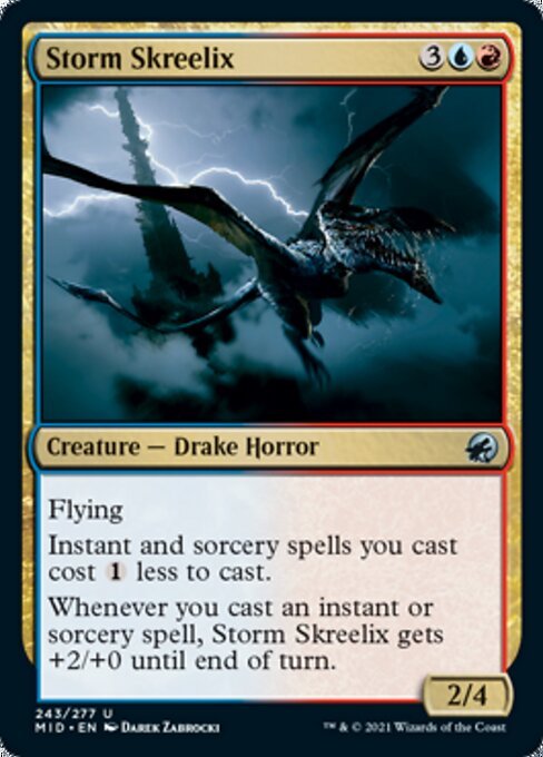 Storm Skreelix (Innistrad: Midnight Hunt) Near Mint - Nick Nack's Full Frontal Attack