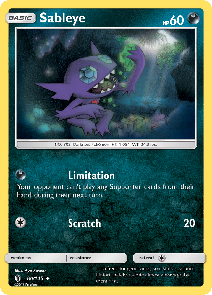 Sableye (80/145) [Soleil et Lune : Gardiens Rising] 