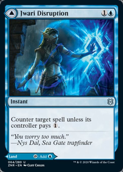 Jwari Disruption / Jwari Ruins (Zendikar Rising) Near Mint - Nick Nack's Full Frontal Attack