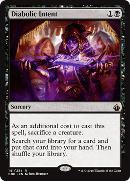 Diabolic Intent (Battlebond) Near Mint - Nick Nack's Full Frontal Attack