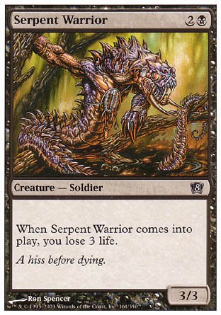 Serpent Warrior (8th Edition) Near Mint - Nick Nack's Full Frontal Attack