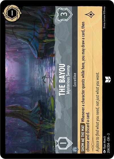 The Bayou - Mysterious Swamp (Into the Inklands) Near Mint - Nick Nack's Full Frontal Attack