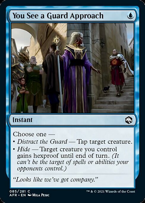 You See a Guard Approach (Adventures in the Forgotten Realms) Near Mint - Nick Nack's Full Frontal Attack