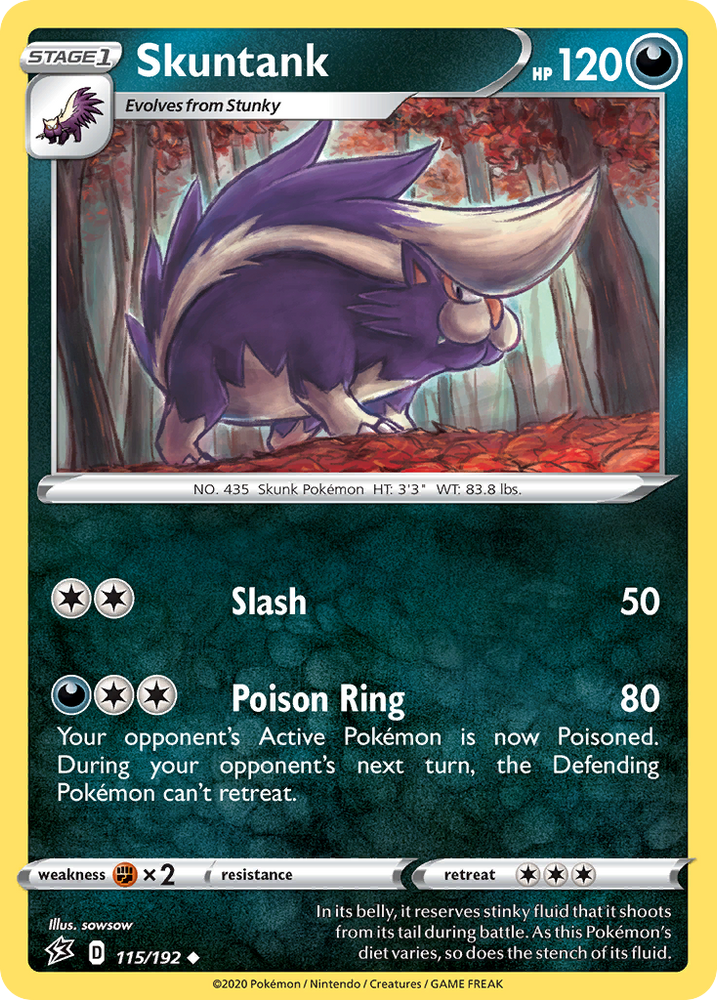 Skuntank (115/192) [Espada y escudo: Choque rebelde] 